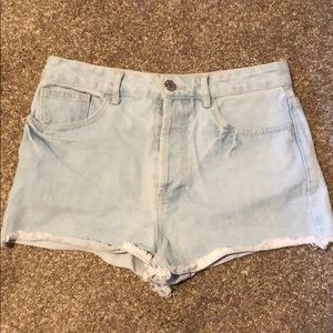 Denim shorts